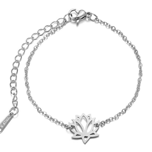 Elegant Lotus Bracelet - Picture 1 of 6